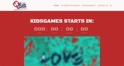 Desktop Screenshot of kidsgamesrockwall.com